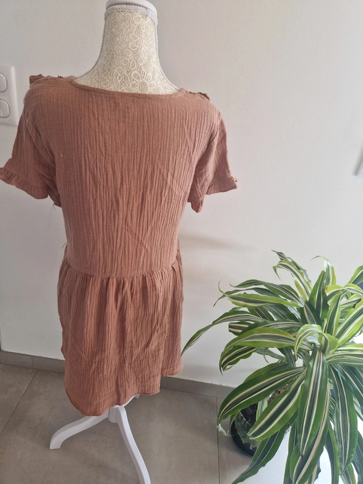 Cotton gauze dress - S/M - Season Created with Love – photo 3